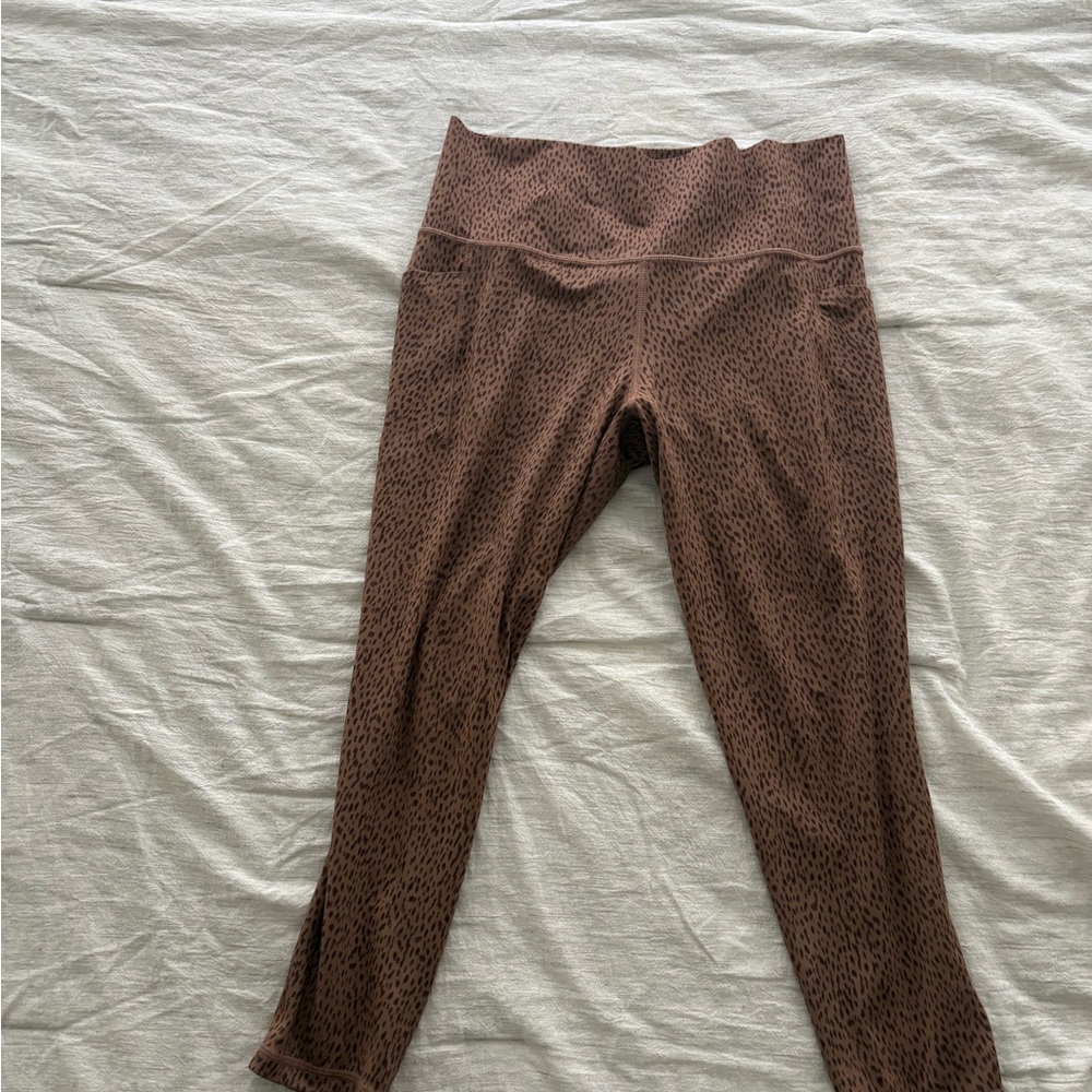 Athleta Salutation Stash High Rise Animal Print Legging